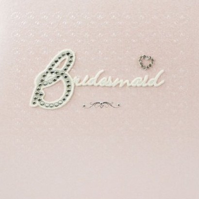 Diamante Bridesmaid Card